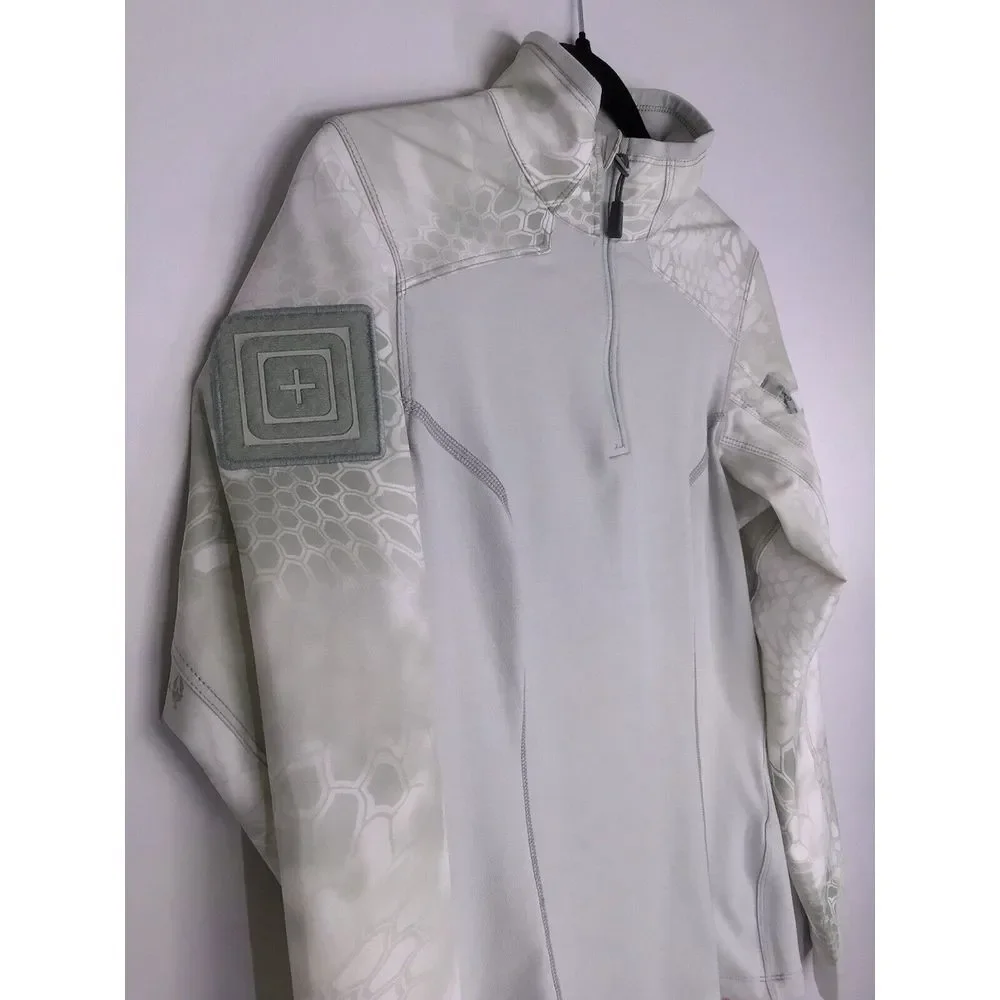 511 Tactical Jacket Gray Kryptek Rapid Pockets‎ 1/4 Zip  Women's Size Small